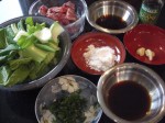Beef and Bok Choy Stir-Fry Ingredients